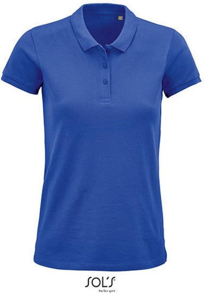 SOLS Poloshirt Damen Polo, Planet Women Polo Shirt, 100% Bio-Baumwolle M
