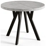 alpi möbel OVO Ø 90-190 cm graphit