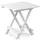 CASARIA Klapptisch 45 x 43 x 50 cm weiß