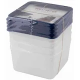 Westmark Trio Gefrierdose mehrfarbig 0,5 l 4-teiliges Set
