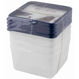 Westmark Trio Gefrierdose mehrfarbig 0,5 l 4-teiliges Set