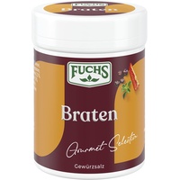 Fuchs Gourmet Selection Klassisch/Heimisch – Braten Gewürzsalz, nachfüllbares Braten Gewürzsalz, Salz zum Würzen von Braten, Saucen und Co, Vegan, 85g