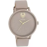 Oozoo Damen Armbanduhr Timepieces Analog Leder taupe braun D2UOC11245 - Grau