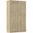 136 x 229 x 54 cm Eiche Sonoma Nachbildung