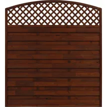 Andrewex Sichtschutzzaun Element 180 x 195 cm Braun/Holz