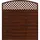 Andrewex Sichtschutzzaun Element 180 x 195 cm Braun/Holz