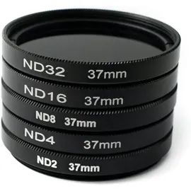 system-s ND Filter Set 37 mm Neutraldichte mit Hülle und Tasche für iPhone 14 Pro