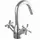 PaulGurkes Design Wasserhahn Zweigriffmischer Kreuzgriff Badarmatur Hahn