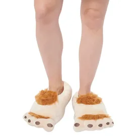 UNITED LABELS Hobbit Füße Pantoffeln Braun 35