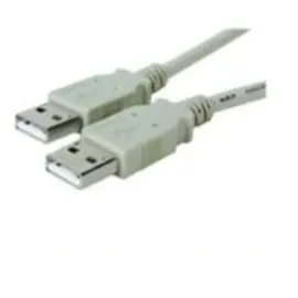 MicroConnect USB-A auf USB-A 1 m Grau