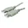 MicroConnect USB-A auf USB-A 1 m Grau