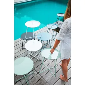 Outdoor Edge Gartentisch Ø 45 cm - Anthrazit - Stahl