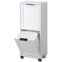 KESPER KESPER® Küchenwagen mit Mülltrennsystem, weiß