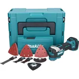 Makita DTM 52 ZJX2 Akku Multifunktionswerkzeug 18 V Starlock Max Brushless + 43 tlg. Zubehörset + Makpac