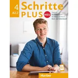 Hueber Schritte plus Neu 4 A2.2 Kursbuch und Arbeitsbuch mit Audios online