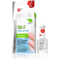 Eveline Cosmetics Nail Therapy Professional Nail Conditioner 8in1 Total Action Sensitive, 12 ml