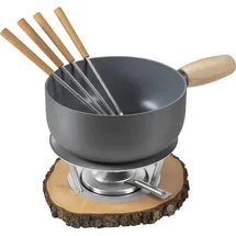 Kuhn Rikon Käsefondue Set Alpine Ø 20 cm, Fondue Set, Grau