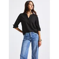 STREET ONE Split Neck Tunika Black 46 - 46