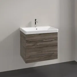 Villeroy & Boch Waschtischunterschrank 2 Auszüge 63 x 45,2 x 51,4 cm Braun
