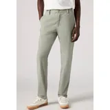 Levi's Chinohose "Chino Taper", Herren, Gr. 29, Länge 32, grün (shadow shady gd), Web, Obermaterial: 98% Baumwolle, 2% Elasthan, gerade, unten schmal knöchellang, Hosen Chinohose, mit optimalem Stretchanteil