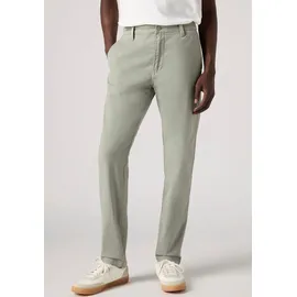 Levi's Chinohose "Chino Taper", Herren, Gr. 29, Länge 32, grün (shadow shady gd), Web, Obermaterial: 98% Baumwolle, 2% Elasthan, gerade, unten schmal knöchellang, Hosen Chinohose, mit optimalem Stretchanteil