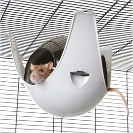 Savic Nagerhöhle Sputnik Weiß/Schwarz 29 cm