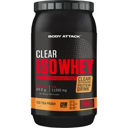 Body Attack Clear Iso Whey Ice Tea Peach