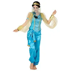 buttinette Kostüm "Orient" für Damen, blau/gold