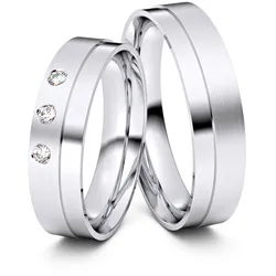 Trauringe Sindelfingen 333er Weiflgold - 9953
