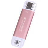 Transcend Portable SSD ESD310P 1TB, 10 Gbit/s, Typ-A/Typ-C kompatibel PS4/PS5 – TS1TESD310P
