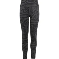ADIDAS Kinder Tight AEROREADY Allover Print Optime, CARBON/BLACK/WHITE, 164