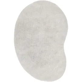 LeGer Home by Lena Gercke Hochflor-Teppich "Halrum, einfarbig, besondere Form, modern" Gr. 73, grau, B:200 H:25 L:300, Kunstfaser, LEGER HOME BY LENA GERCKE, Teppiche, organische Form, bean shape, kuschelig, Wohnzimmer, Schlafzimmer