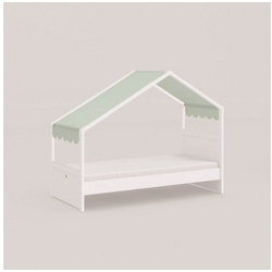 HTI-Living Kinderbett Kinderbett mit Markisendach grün
