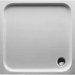 Duravit Quadrat-Duschwanne D-Code 720103000000001 Einbauversion, 1000 x 1000 mm, weiss mit Antislip