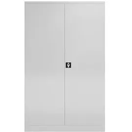 Classix Stahlschrank X-530387 signalweiß 120,0 x 60,0 x 194,5 cm, aufgebaut