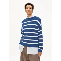 ARMEDANGELS Damen Merinaa Stripes Pullover (Größe S, blau)