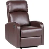 Svita Fernsehsessel, Dunkelbraun, Textil, 65x101x91 cm, Wohnzimmer, Sessel, Fernsehsessel