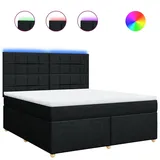 vidaXL Boxspringbett 180 x 200 cm Schwarz