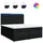 vidaXL Boxspringbett 180 x 200 cm Schwarz