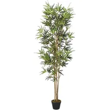 vidaXL Bambusbaum Künstlich 828 Blätter Grün 150 cm