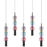 Kare Candy Bar 3-flg. 100 cm mehrfarbig Glas, Metall