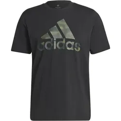 ADIDAS Herren Shirt M CAMO T, BLACK, M