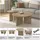 OTTO home Cassian Braun Eiche 80 x 37 x 80 cm