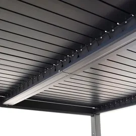 DEGAMO Pavillon BARACOA 3 x 3 m Dunkelgrau