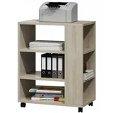 matkam Druckertisch 60 x 40 x 74 cm Sonoma Eiche