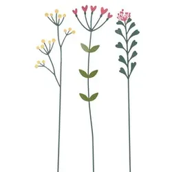 Deko Blume am Stab bunt sortiert 661173056998 Eisen