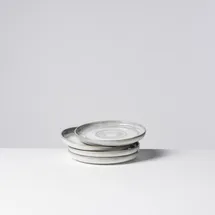 gipfelstück Kaffeeuntertassen-Set, Steinzeug TIEFER SEE