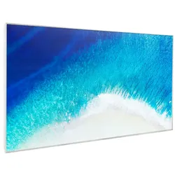 Klarstein Wonderwall Air Art Strand Infrarotheizung 101x60cm 600W Fernbedienung Mehrfarbig