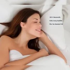 EXKLUSIV HEIMTEXTIL Spannbettlaken Jersey 140 - 160 x 200 cm Türkis