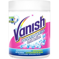 Vanish Oxi Action Poweweiss Pulver, Wäsche-Weiss und Fleckenentferner, 1er Pack (1 x 600 g)